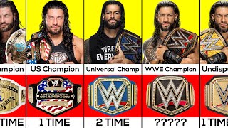 Roman Reigns All Championship Wins in WWE [upl. by Gyasi]