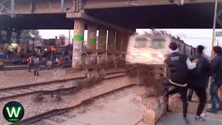 Tragic Dangerous Train Crash Moments Filmed Seconds Before Disaster Thatll Haunt Your Dreams [upl. by Lou]