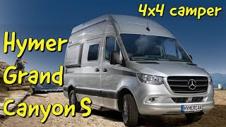 Fully loaded 4x4 campervan Hymer Grand Canyon S [upl. by Kirstyn]