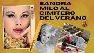 Sandra MILO al Cimitero del VERANO di Roma sandramilo cinema roma [upl. by Ragan]