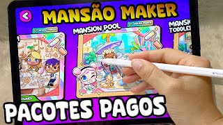 TODOS OS PACOTES PAGOS DE DECORAÇÃO DA MANSÃO MAKER  HOUSE MAKER Pazu Avatar World Nova Atualização [upl. by Ardnuaek]