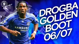 Didier Drogbas Golden Boot Winning Season  All 20 Goals  Premier League 200607 [upl. by Ahsilet981]