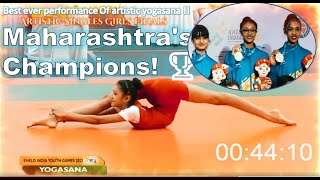 Amazing Performance Artistic Yogasana Medal Winners [upl. by Dewie392]