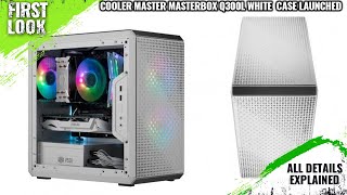 Cooler Master MasterBox Q300L White Colored MicroATX Case Launched  All Spec Features And More [upl. by Leamsi331]