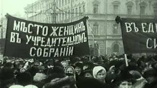 1917 Petrograd March for Womens Suffrage [upl. by Rehpotsirh566]