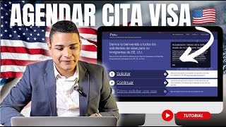 Como AGENDAR CITA para RENOVAR o sacar VISA AMERICANA 🇺🇸 [upl. by Gujral]