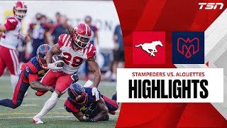 Calgary Stampeders vs Montreal Alouettes HIGHLIGHTS  CFL Week 5 [upl. by Licha]