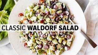 FAMOUS WALDORF SALAD  the classic version PLUS chicken waldorf salad [upl. by Nacul342]