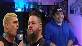 Cody Rhodes amp Kevin Owens Having A Very Heated Promo REACTION [upl. by Ailesor]