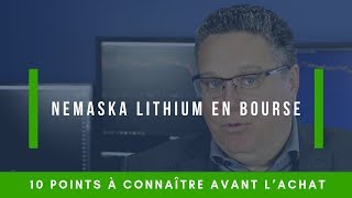 Nemaska Lithium en Bourse  10 points à connaître avant l’achat [upl. by Hester]