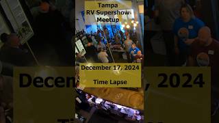 RV Show Meet n Greet Timelapse Florida RV SuperShow shorts [upl. by Eentruok]