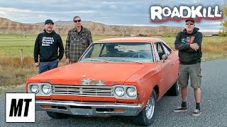 Putting a 426 Hemi in a Junkyard 1969 Plymouth Belvedere  Roadkill [upl. by Lester]