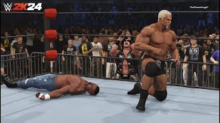 WWE 2K24  Scott Steiner vs Saturn  WCW Nitro [upl. by Adolfo385]