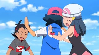 Ash And Dawn Enjoying At A Beach Hindi Pokémon Master Journeys Episode 27 In Hindi [upl. by Vaenfila]