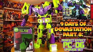 Combiner Wars Devastator Part 8 of 9  Perfect Effect PC06 Upgrade Set [upl. by Icat]