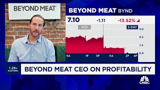 Beyond Meat is on better footing despite Q1 earnings miss says CEO Ethan Brown [upl. by Lajib805]