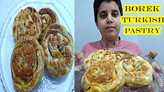 Turkish Borek Recipe  Crispy Turkish Pastry  Beef Filled Borek  Without Oven Narmeens Kitchen [upl. by Myo]