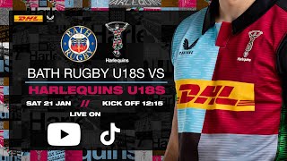 🎥 Live Rugby  Bath Rugby U18s v Harlequins U18s [upl. by Yanal]