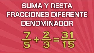 Suma restas multiplicaciones y divisiones de fracciones con diferente denominador [upl. by Nodarse]