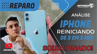 iPhone 11 Reiniciando Sozinho a Cada 3 Minutos  Solucionado [upl. by Dickie175]