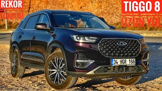 REKOR YAKIT TÜKETİMİ CHERY TIGGO 8 İLE ALAÇATIYA GİTTİK  UZUN YOL VLOG  VIP MİNİBÜS GİBİ [upl. by Adnovay]