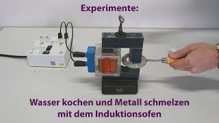 Metall schmelzen und Wasser kochen mit dem Hochstromtransformator Induktion [upl. by Anada444]