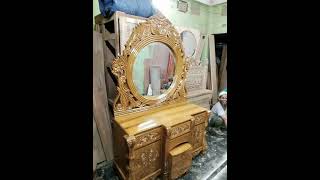 Wooden dressing table design furnituredesignideas modernfurnitureinlowbudget shortvideo [upl. by Twyla]