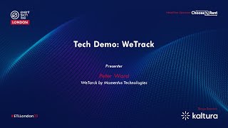 Tech Demo WeTrack Its time to track your sustainability properly  Event Tech Live 2023 [upl. by Oscar]