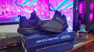 Skechers Bounder Mens Fitness Shoes Black Unboxing [upl. by Fannie]