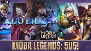 Moba Legends 5v5 Ajju Bhai Playing MobaLegends5v5 Live MOBA55 Live With Ajju Bhai ajjubhai [upl. by Ettenyl578]