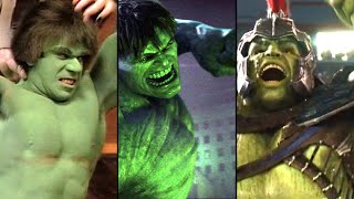 Evolution of HULK smashing amp fighting  19772019 [upl. by Thibaut]