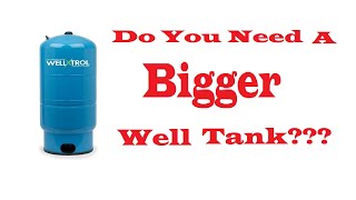 How to size a well tank [upl. by Pelpel]