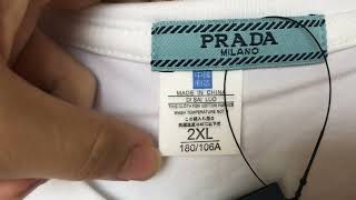 PRADA Logo Plaque Crewneck Sweatshirt Vest In White [upl. by Mosenthal289]