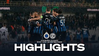 CLUB BRUGGE  FC LUGANO  HIGHLIGHTS  20232024 [upl. by Harman]