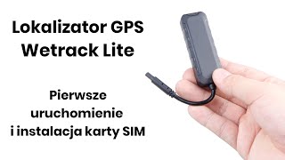 Jak uruchomić i zainstalować kartę SIM w lokalizatorze Wetrack Lite marki Jimi IoT [upl. by Drugi]