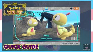 Where To Catch Scraggy In Pokemon Scarlet amp Violet The Indigo Disk  Location Quick Guide [upl. by Nahshun852]