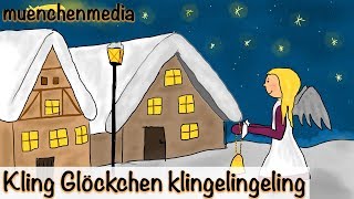 ⭐️ Kling Glöckchen klingelingeling  Weihnachtslieder deutsch  Kinderlieder deutsch  muenchenmedia [upl. by Aneala]