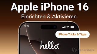 Neues iPhone 16 einrichten  So einfach gehts  Daten auf neues iPhone übertragen 2024 [upl. by Egwin]