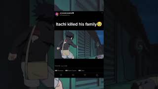 Itachi Killed His Family🥹 naruto narutoeditz narutoedit inosuke itachi itachiedit sasuke tt [upl. by Laddie]