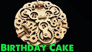 Birthday Cake Puzzle Box Solved [upl. by Yelahs575]