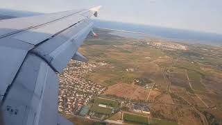 Atterrissage avion air France à laéroport de perpignan été 2020 Amazing landing [upl. by Gonagle]