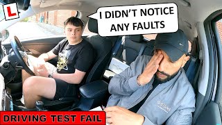 CONFIDENT Learner Driver Is SHOCKED He Failed His Driving Test [upl. by Saba]