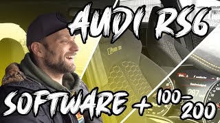 Audi RS6 4G Software  Zeiten Vorher  Nachher  TUNETEC   Philipp Kaess [upl. by Igal]