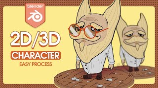 How to Turn Your Character into a 2D3D Cartoon Character [upl. by Scheer441]