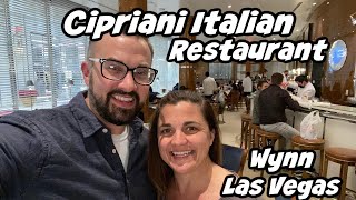 Cipriani Italian Restaurant at Wynn Las Vegas [upl. by Haeckel776]