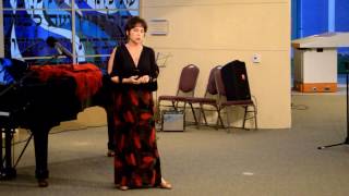 Ahdda Shur mezzosoprano sings quotACERBA VOLUTTAquot Live 2014 [upl. by Edla478]