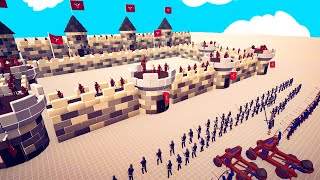 TABS but I add DESTRUCTIBLE BRICK CASTLE Sieges to Totally Accurate Battle Simulator Mods [upl. by Edialeda]