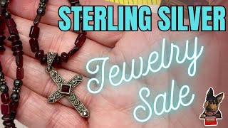 STERLING SILVER 925 JEWELRY SALE—LOTS OF GOOD STUFF amp SOME “WICKED CHEAP STERLING” TOO [upl. by Marucci]