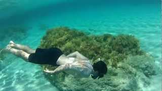 Underwater swim at nice beach [upl. by Aremmat]