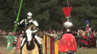 Jousting Tournois du Lys DArgent Quebec 2010 [upl. by Suoicserp]